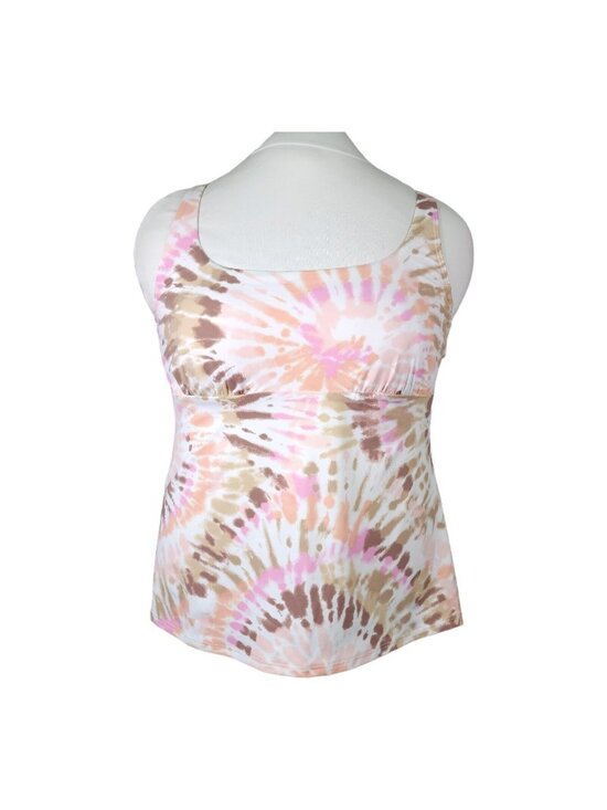 Lands' End Other - Lands End Tankini Swim Top Size 12 Square Neck Underwire Bra Swimsuit New